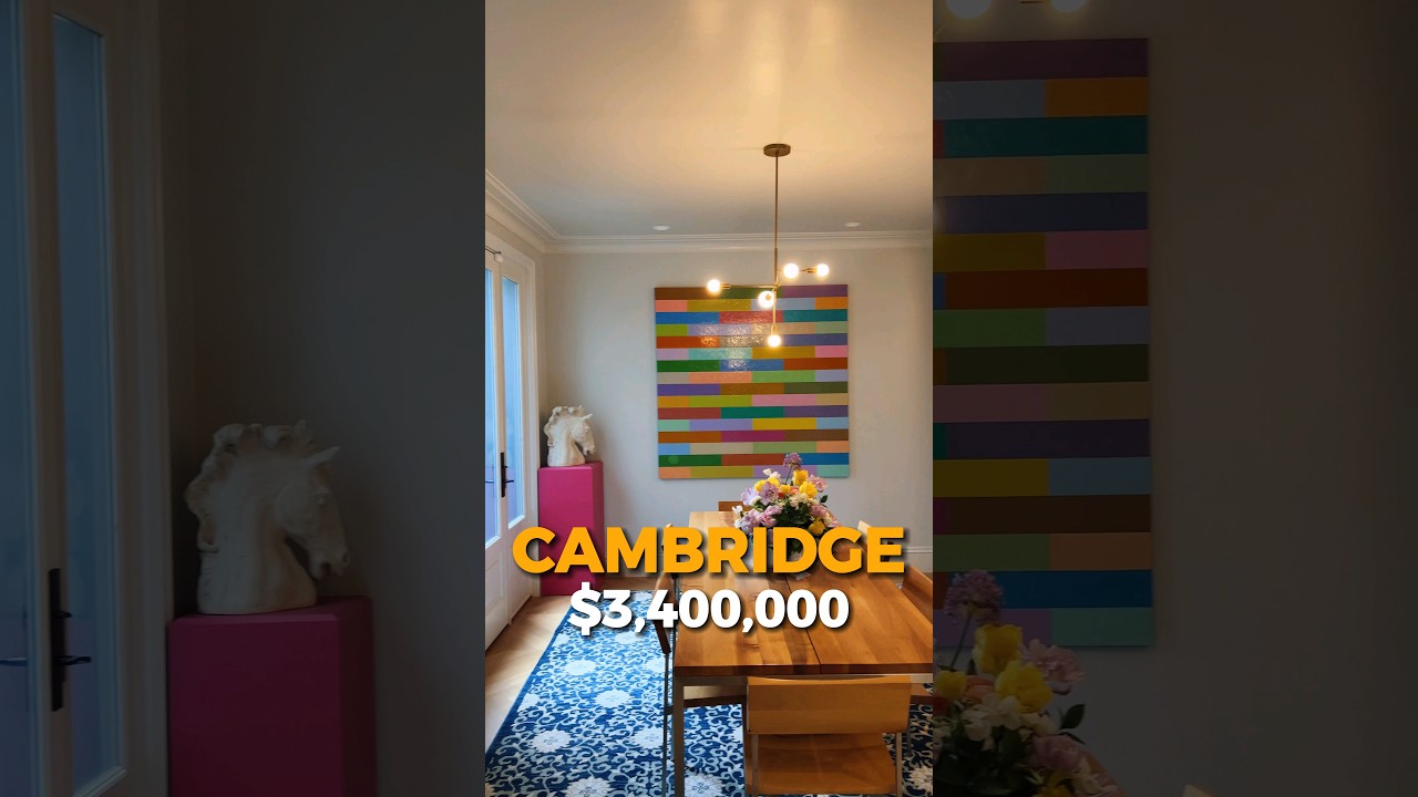 👀 Look Inside THIS Beautiful $3.4 Million Home in Cambridge!  
