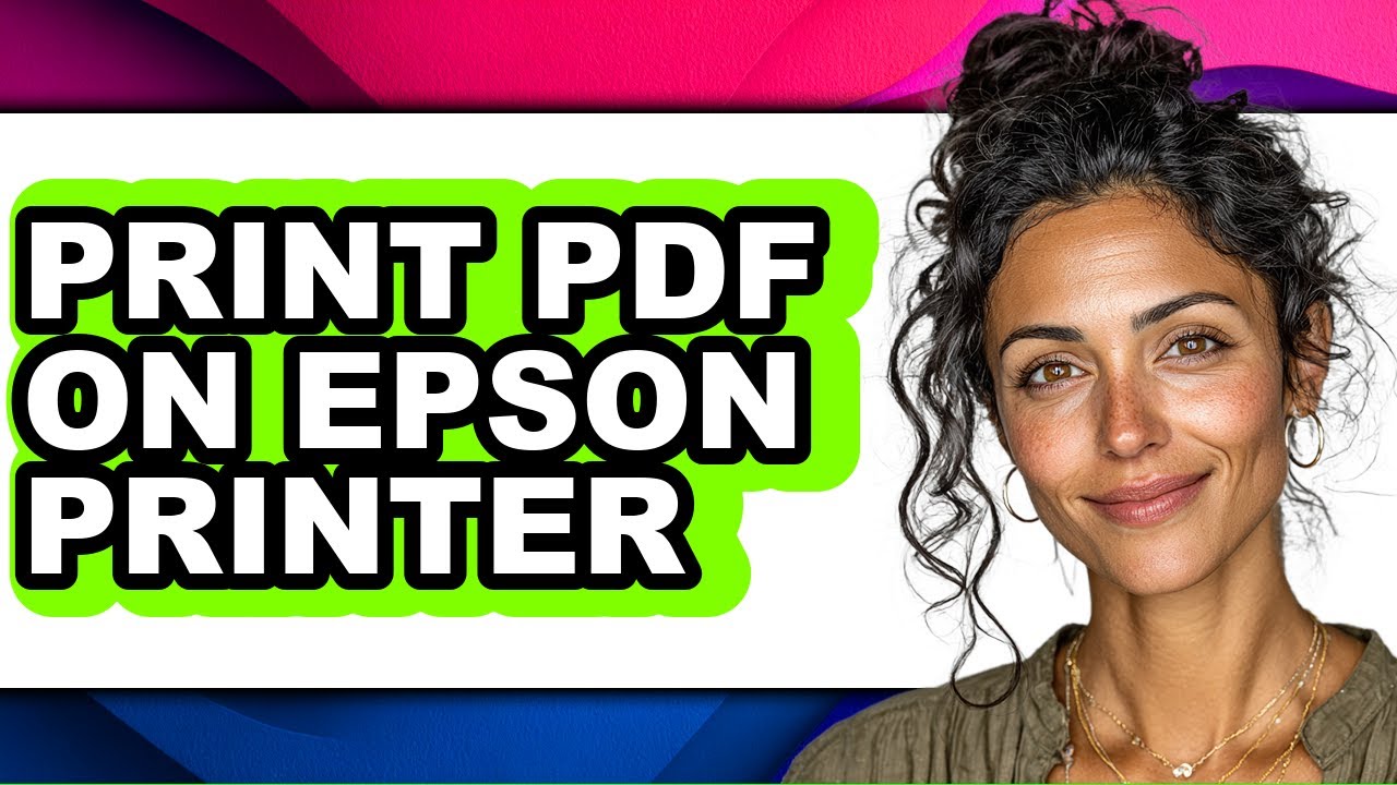 How to Print Pdf on Epson Printer (only Way) - YouTube