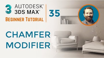 Chamfer modifier | 3ds Max Tutorial #35