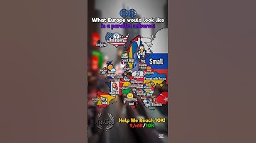 What Europe would look like in a parallel universe😮😅 #shorts #nurgeo #map #europe #mapping #maps