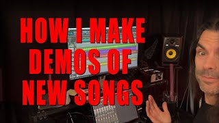 How I Make Demos Of New Songs For My Band Vicar Blood