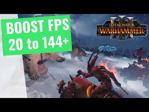 Total War : Warhammer 3  - How to BOOST FPS and Increase Performance on any PC