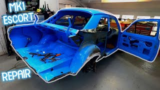 MK 1 Escort - Repairing 'Marcus Hayes' Car!!!