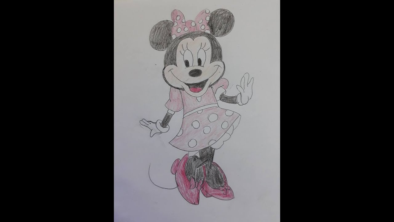 Mini Fare Minnie Mouse Cizimi How To Draw Minnie Mouse Draw