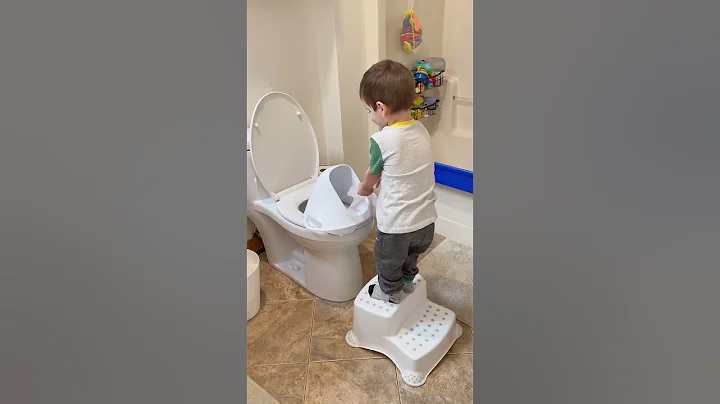 Potty training toilet topper for boy moms #momhack #pottytraining