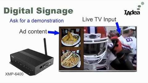 IADEA Digital Signage Media Player XMP-6250
