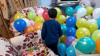 Colored Smiley Balloons----Balloon Pop(Part-14)Смайлик Воздушные Шары笑脸气球スマイリーバルーンPoihauNgataস্মাইলি screenshot 3