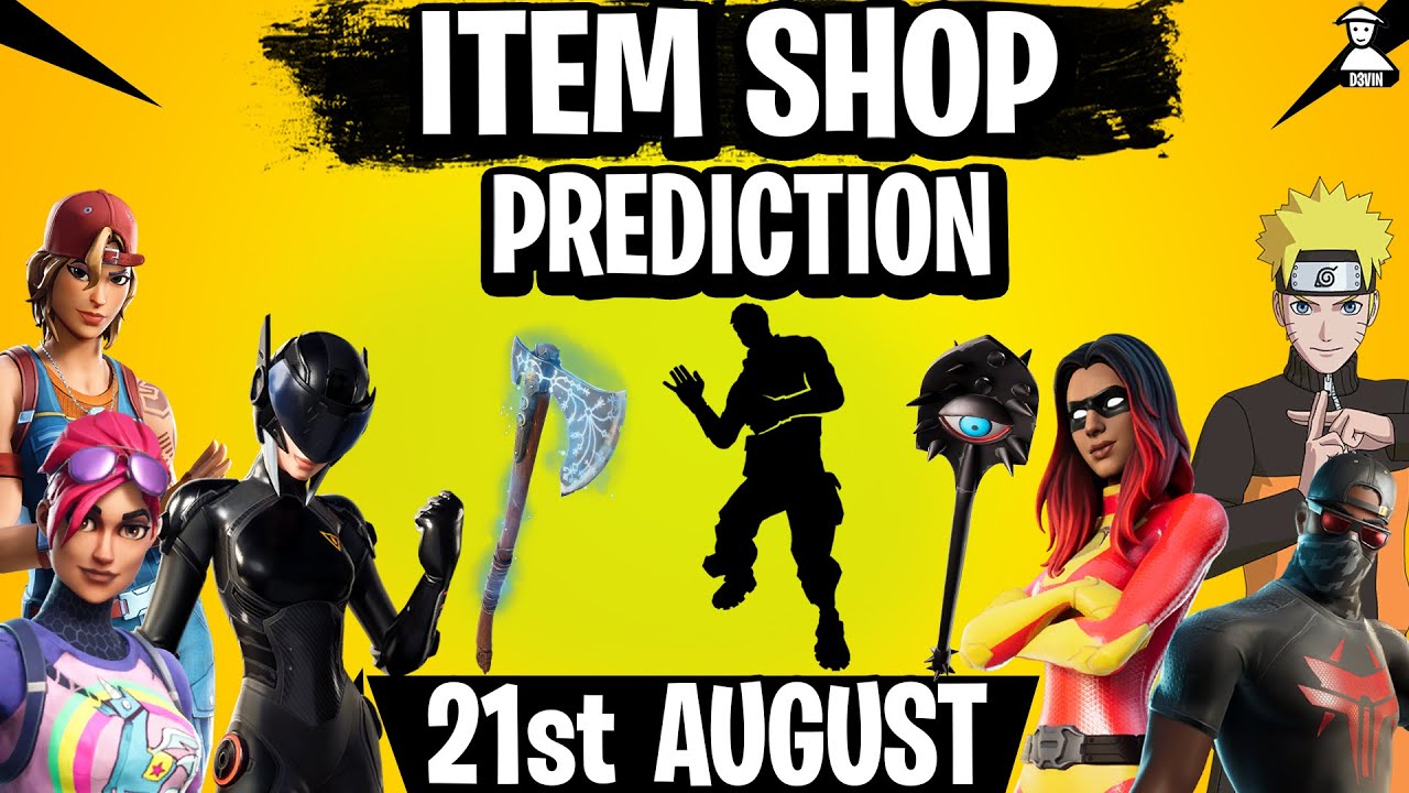 August 21 Fortnite Item Shop Prediction | August 21st 2022 Fortnite Item Shop Predictions