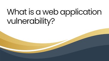 What is a web application vulnerability?