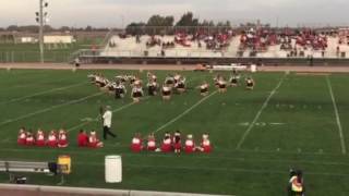 JV AND VARSITY: Homecoming halftime routine 2016
