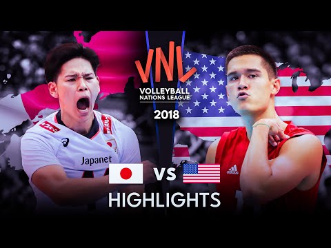 Видео: LEGENDARY MATCH | JAPAN vs USA | Men's VNL 2018