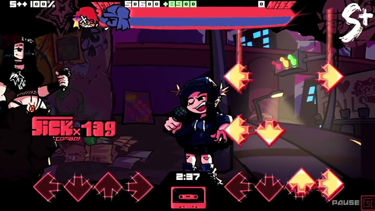 FNF: DbGrounds-[Cassette VS NG Girl]-One-shot dbGrounds (FC)