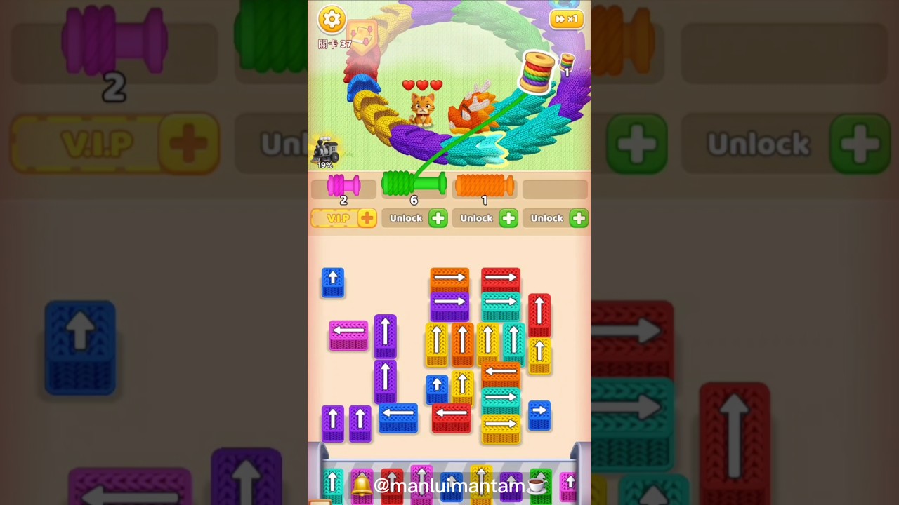 Wool Crush Escape Level 37 