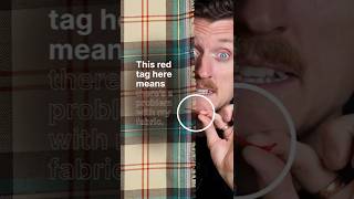 Have You Ever Seen These Red Tags on Fabric?