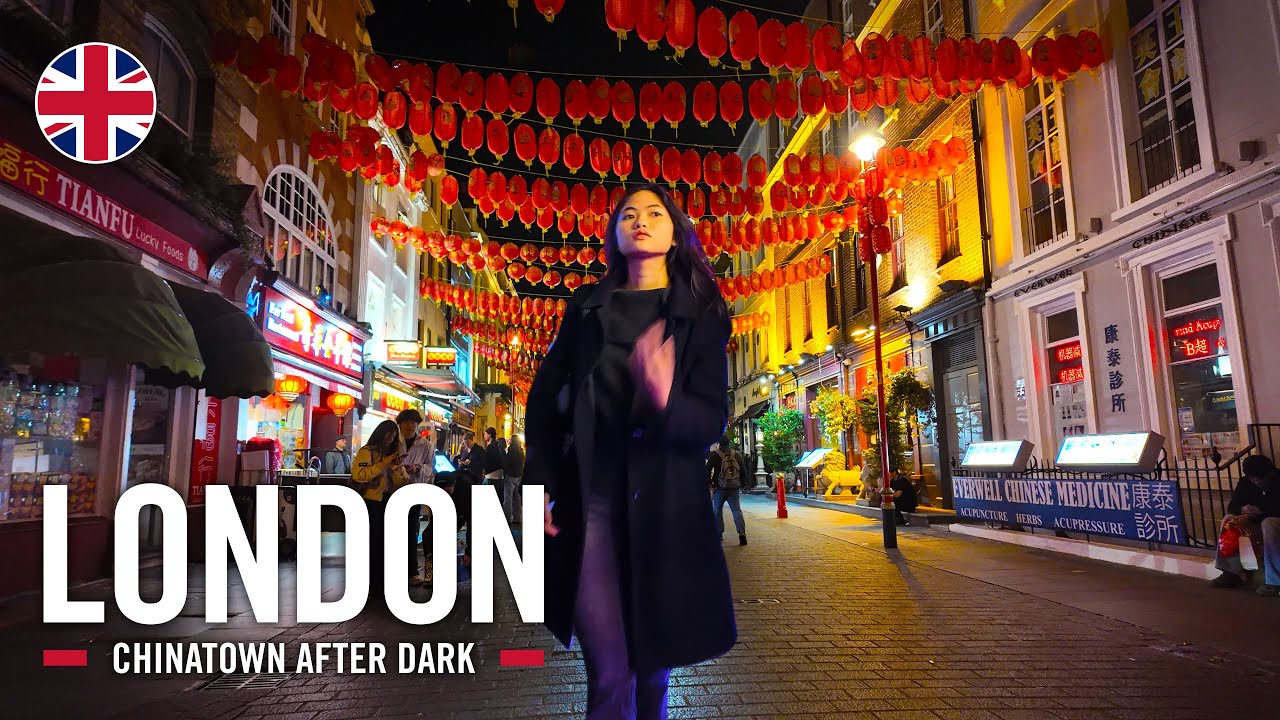 London Walking Tour 4K – Chinatown to Covent Garden