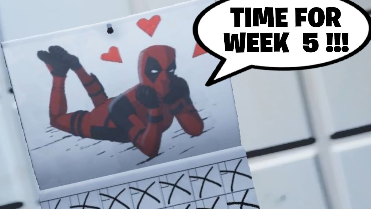 Fortnite Deadpool Challenges Week 5: Find Deadpool's Unicorn and Visit Rainbow Bridges