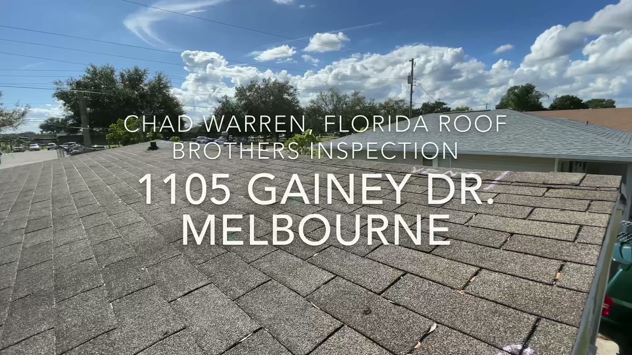 Chad Warren, 321.514.6570 Florida Roof Brothers Inspection. Brevard's Roofing Expert