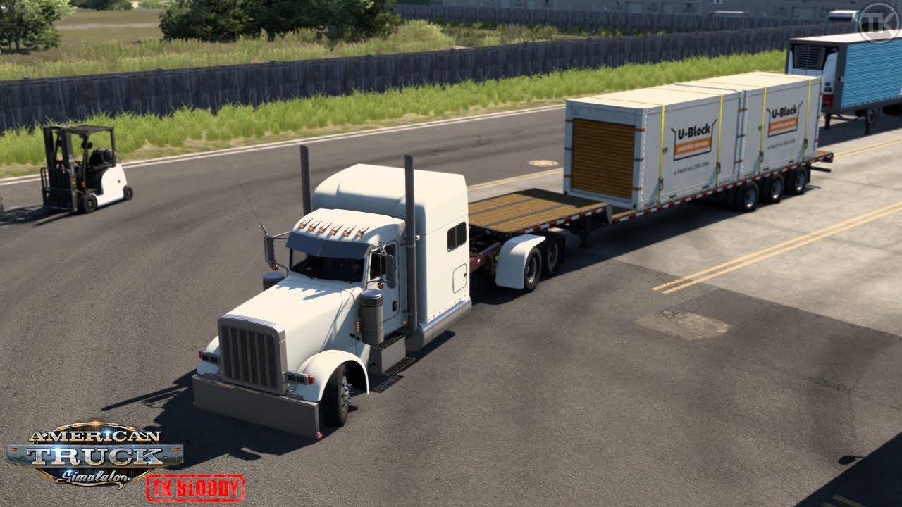 ATS 🚛💨 Thai "Moving Containers" (1.t)【Peterbilt 379】Ep.10 [ No Commentary ] | TK Bloody™