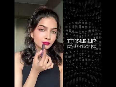 Video: Lotus Herbals Rose Spell Ecostay lang anhaltende Lippenfarbe SPF 20 Review