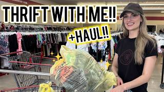 Thrift With Me at 7AM!! + Collective Thrift Haul to Flip on Poshmark for a GREAT Profit $$