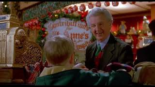 Home Alone 2 Kevin talks with Mr Duncan scene