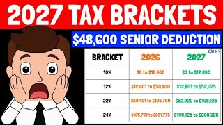 IRS $48,600 Senior Tax Break! NEW 2027 Tax Brackets Guide