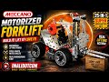 🚜 Motorized Meccano Forklift Build! 638 Steel Parts & Real Lifting Action $imalidotcom #imalidotcom