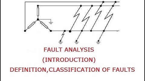 FAULT ANALYSIS (INTRODUCTION) GATE/IES/ISRO/BARC