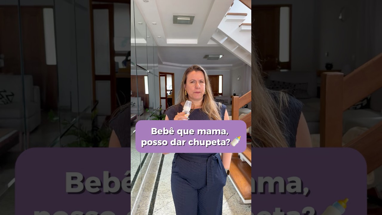 Se meu bebê mama, ele pode usar CHUPETA?😬