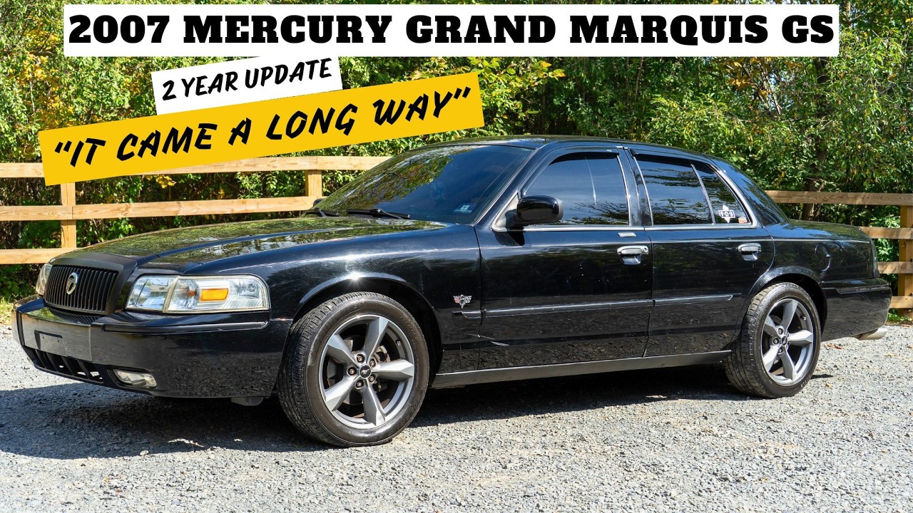 2007 MERCURY GRAND MARQUIS GS 2 YEAR UPDATE BLACK ON