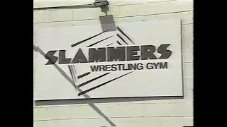 Showbiz Report 1991: Training wrestlers at Slammers Gym, Los Angeles. @thegeoffrovhsarchive1306