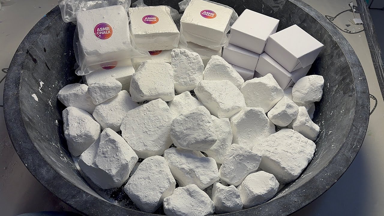 Unpolished & Jumbo & Crispy ASMR Chalk | Crisp Texture, Stress Relief#gymchalk #relax 