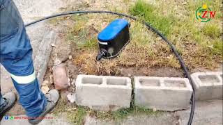 WATER METER INSTALLATION, FROM THE OLD TO THE NEW ONE. CAPE TOWN CITY