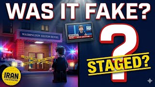 Was The White House Correspondents Dinner Shooting Staged? Trump Conspiracy | Iran Lego Animation