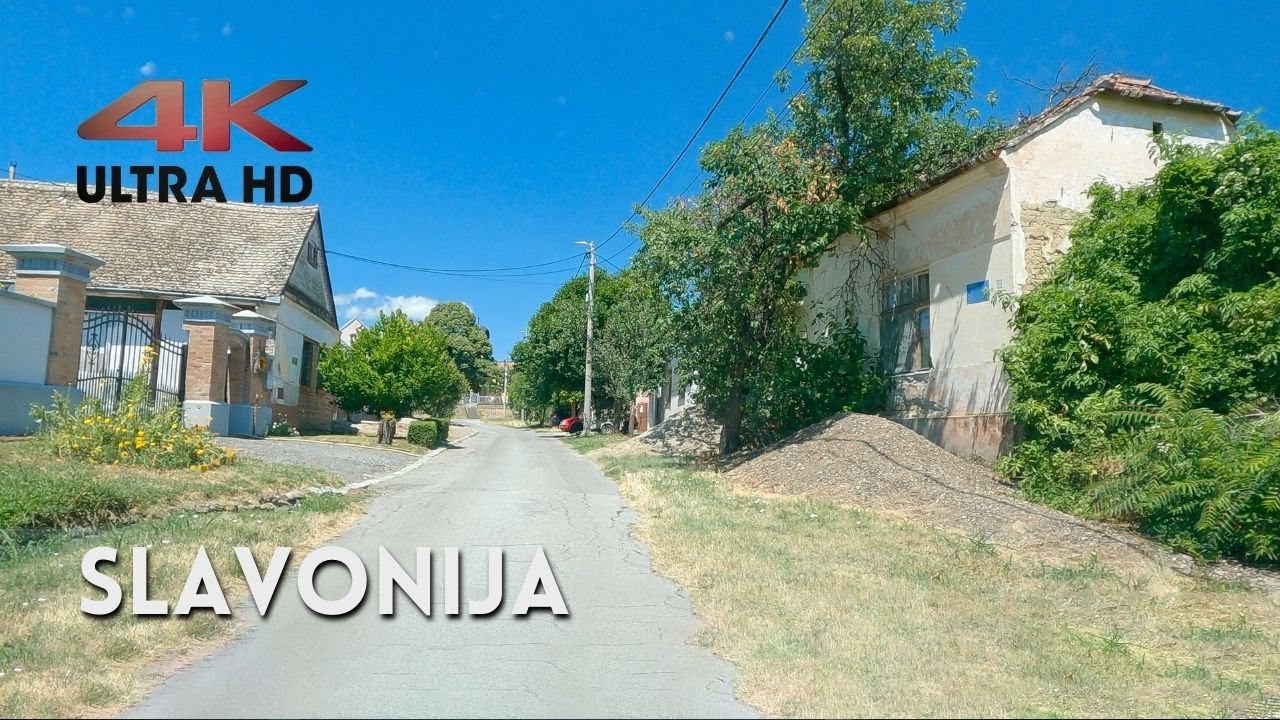 Vožnja kroz Sarvaš, Bijelo Brdo, Erdut i Aljmaš 4K (15.07.2025)