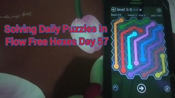 Solving Daily Puzzles In Flow Free Hexes Day 57