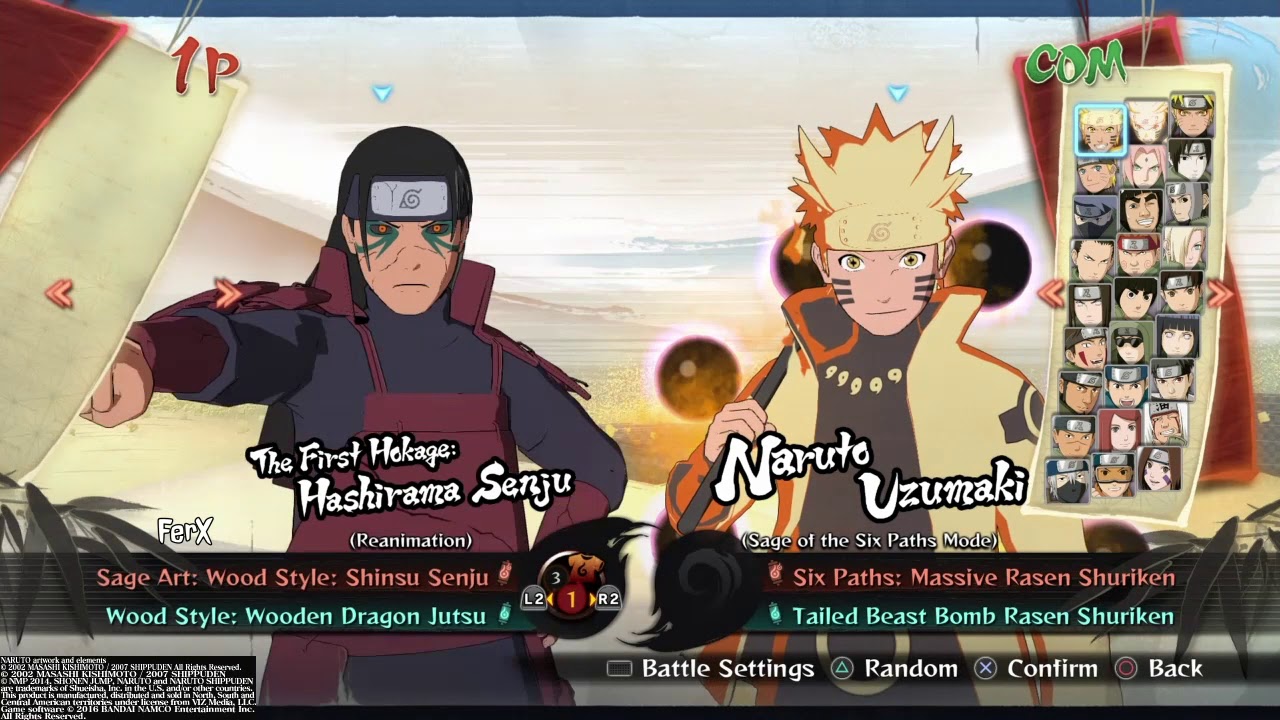 [PS4] Naruto Shippuden Ultimate Ninja Storm 4 - All characters