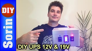 DIY UPS with 12V and 19V (for Asus router) part 1/3