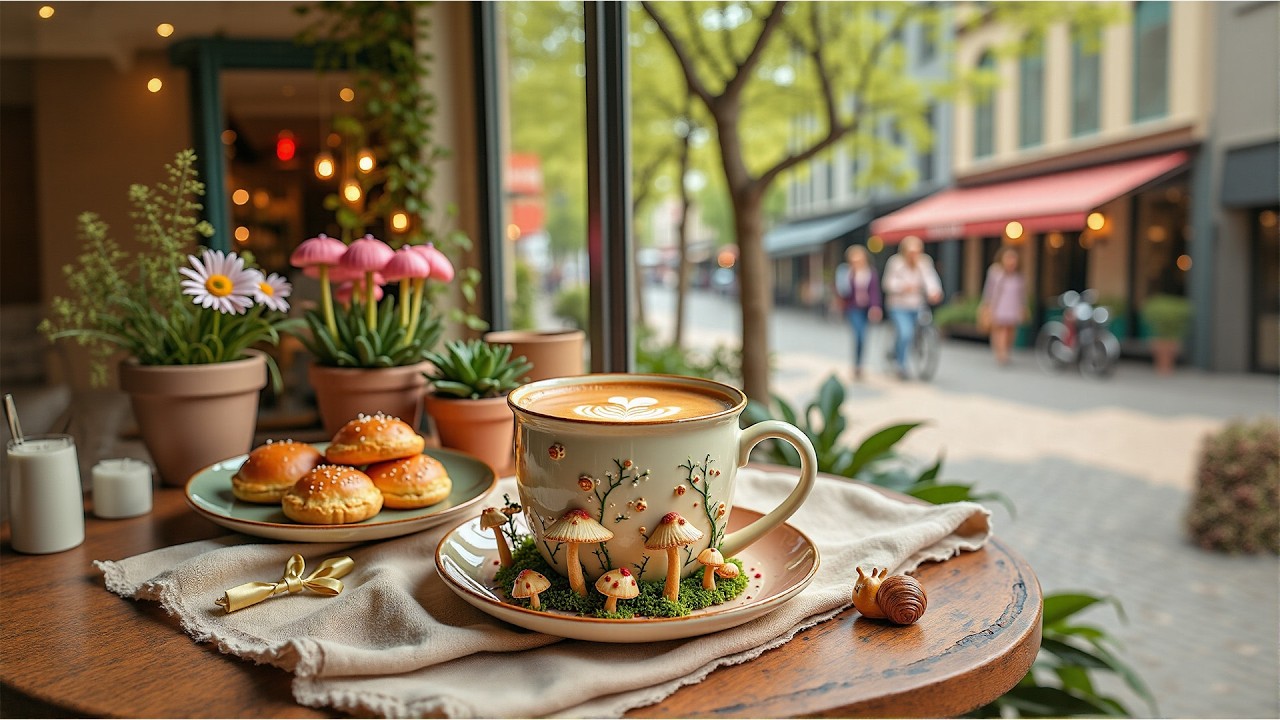Spring Morning Jazz ~ Happy Lightly Coffee Jazz Music & Positive Bossa Nova Piano for Stress Relief