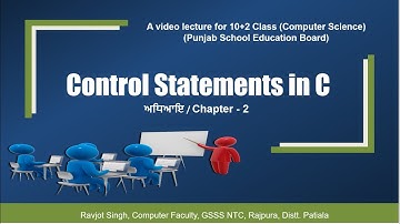 Chapter 2 Control Statements Part 1