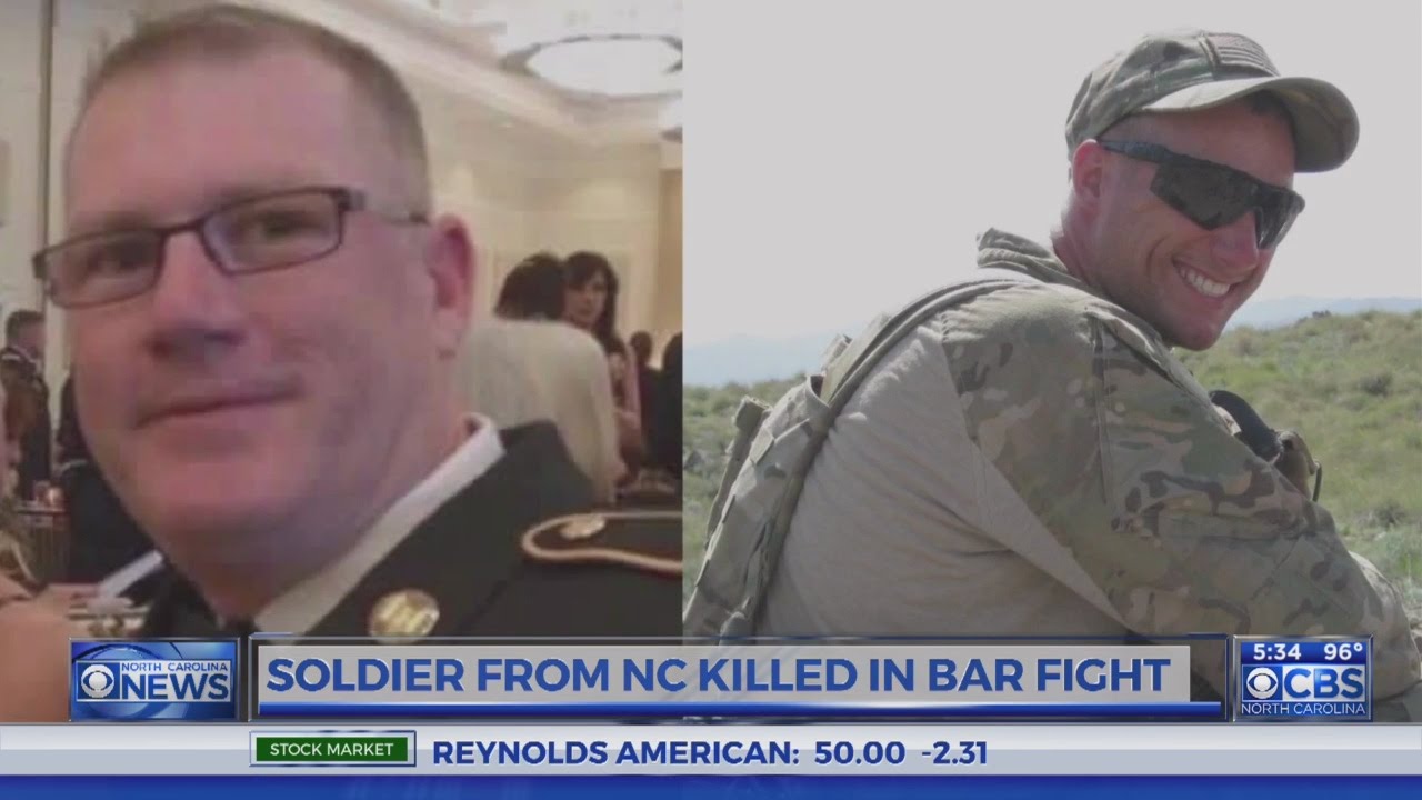 NC soldier killed while defending woman in SC bar