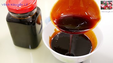 Chi tiết Cách Thắng Nước Màu Đường Kho Thịt Cá Không bị Cứng, Nước Hàng Caramel rất thơm Vanh Khuyen