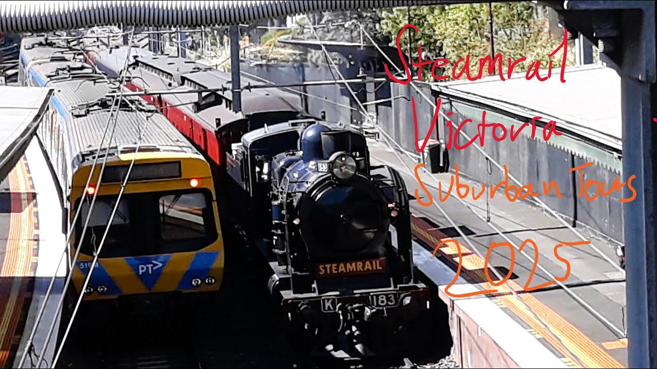 Steamrail Tours in the Suburbs (early 2025)