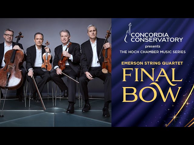 Emerson String Quartet FINAL BOW - YouTube