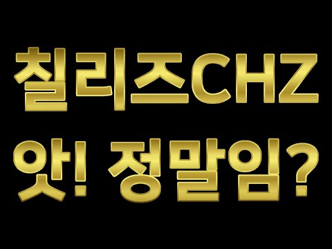 칠리즈 코인 전망 장기투자하면 얼마까지 오를까 CHZ 목표가는 