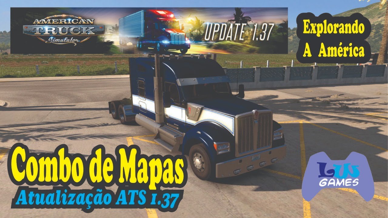 ATS v1.37 - Saiu Atualização Combo de Mapas - YouTube