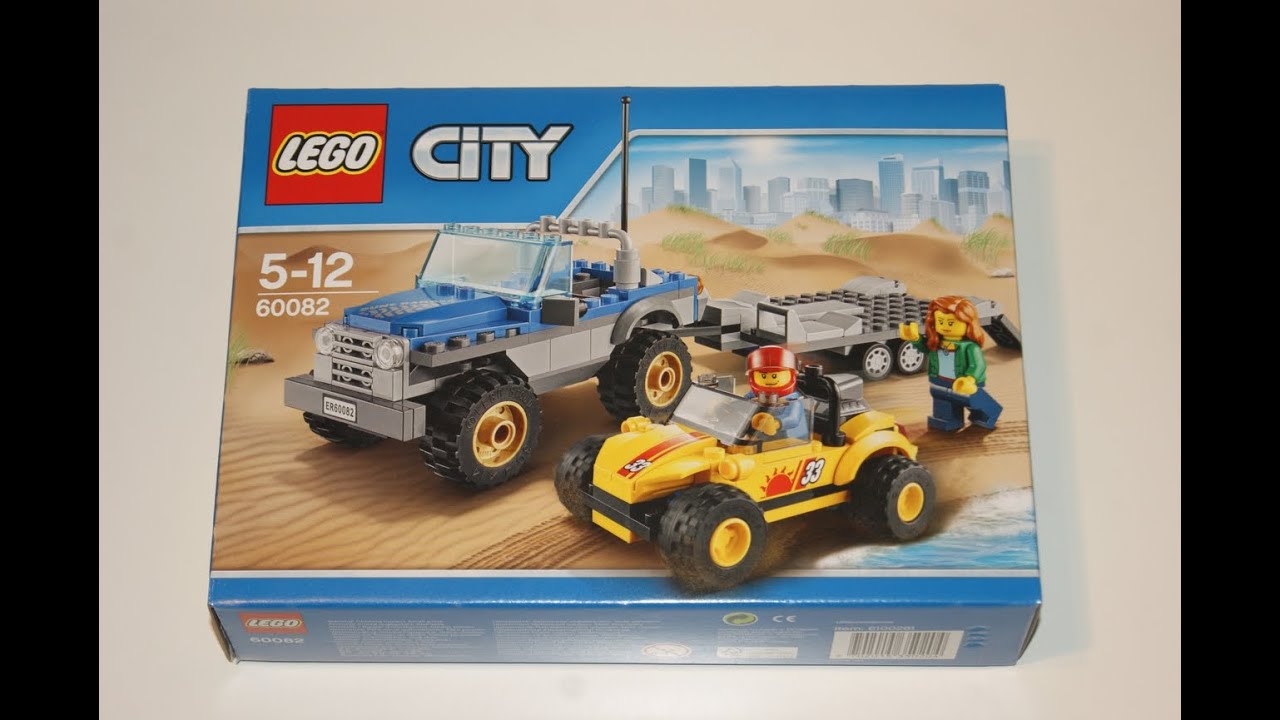 Lego City 2015 - 60082 Dune Buggy Trailer!