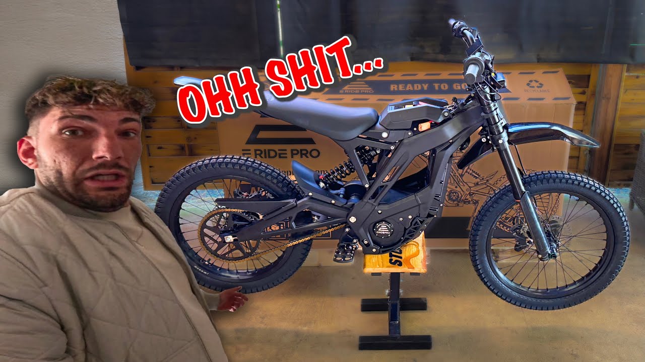 "E RIDE PRO SR" (L3e) unboxing