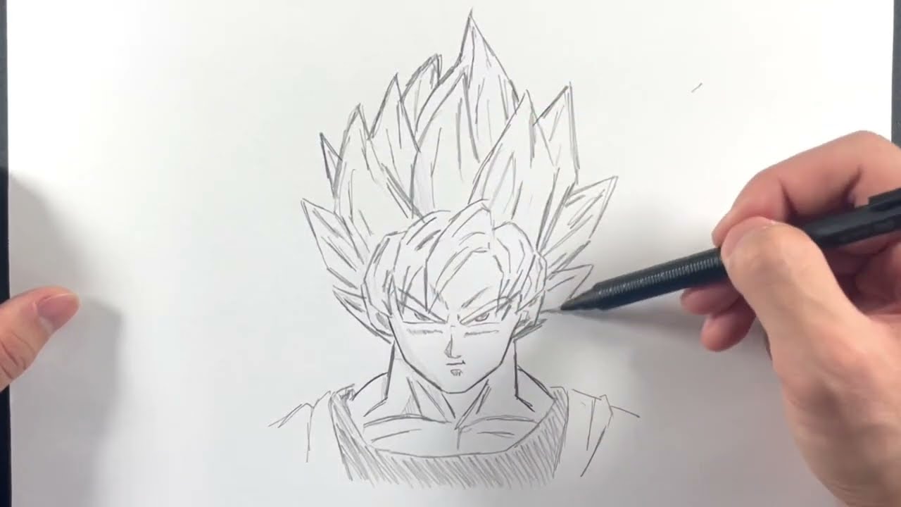 Doragon Ball How To Draw Goku Son Youtube