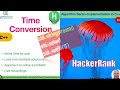 30 - timeConversion  | Hackerrank C++ Algorithm Solution